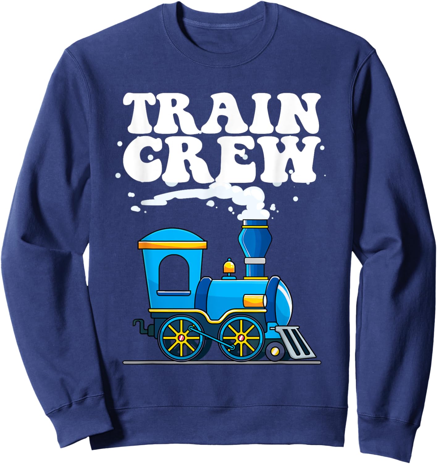 Birthday Train Crew Party Family Matching Men Women Kids Sweatshirt - Sweatshirt | Navy