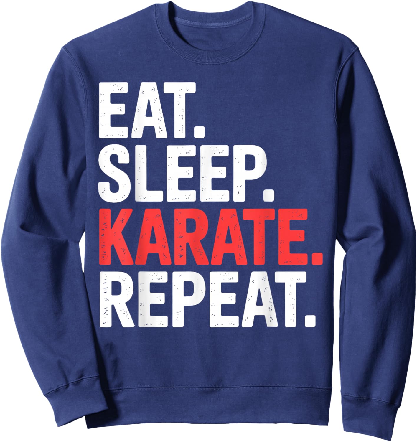 Funny Karate Design Women Kids Karateka Black Belt Sweatshirt - Sweatshirt | Navy