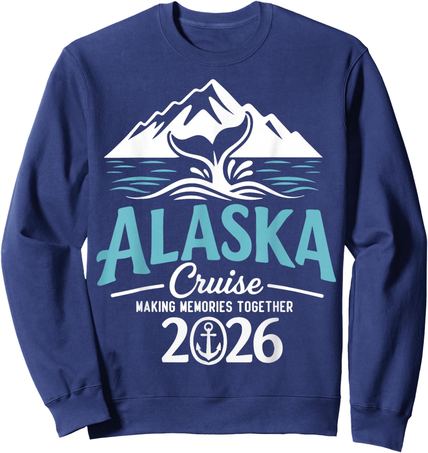 Matching Family Friends and Group Alaskan Alaska Cruise 2026 Sweatshirt - Sweatshirt | Navy