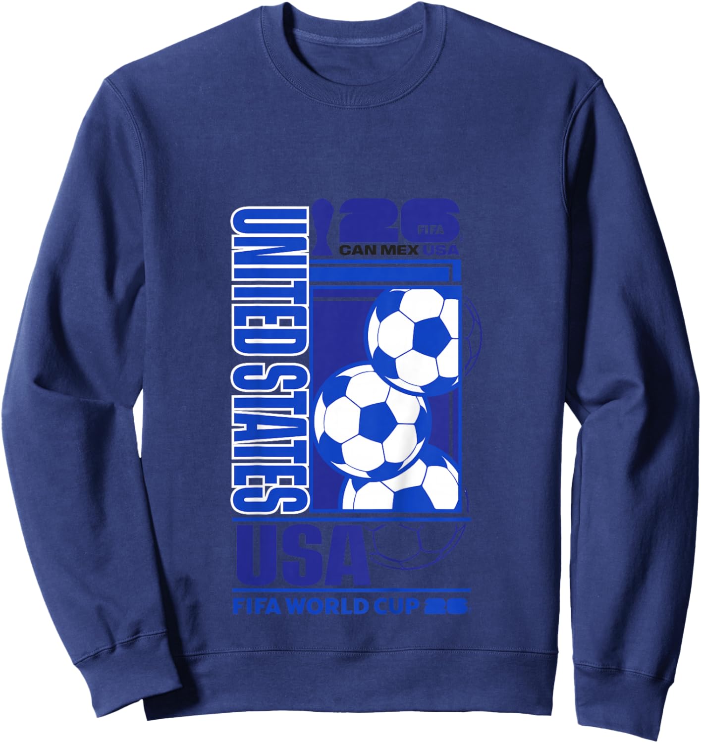 Enfant Coupe du Monde de la FIFA 26 - Football aux États-Unis Sweatshirt - Sweatshirt | Navy