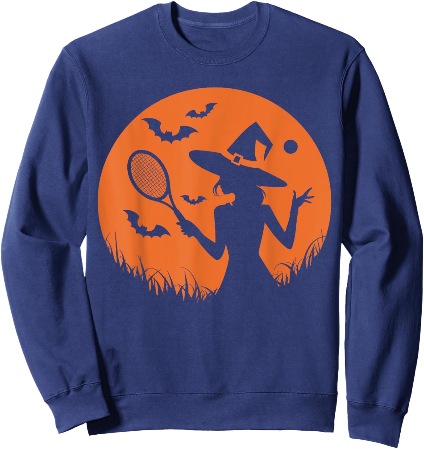 Tennis Halloween Witch Costume For Tennis Players Coaches Sweatshirt - Sweatshirt | Navy