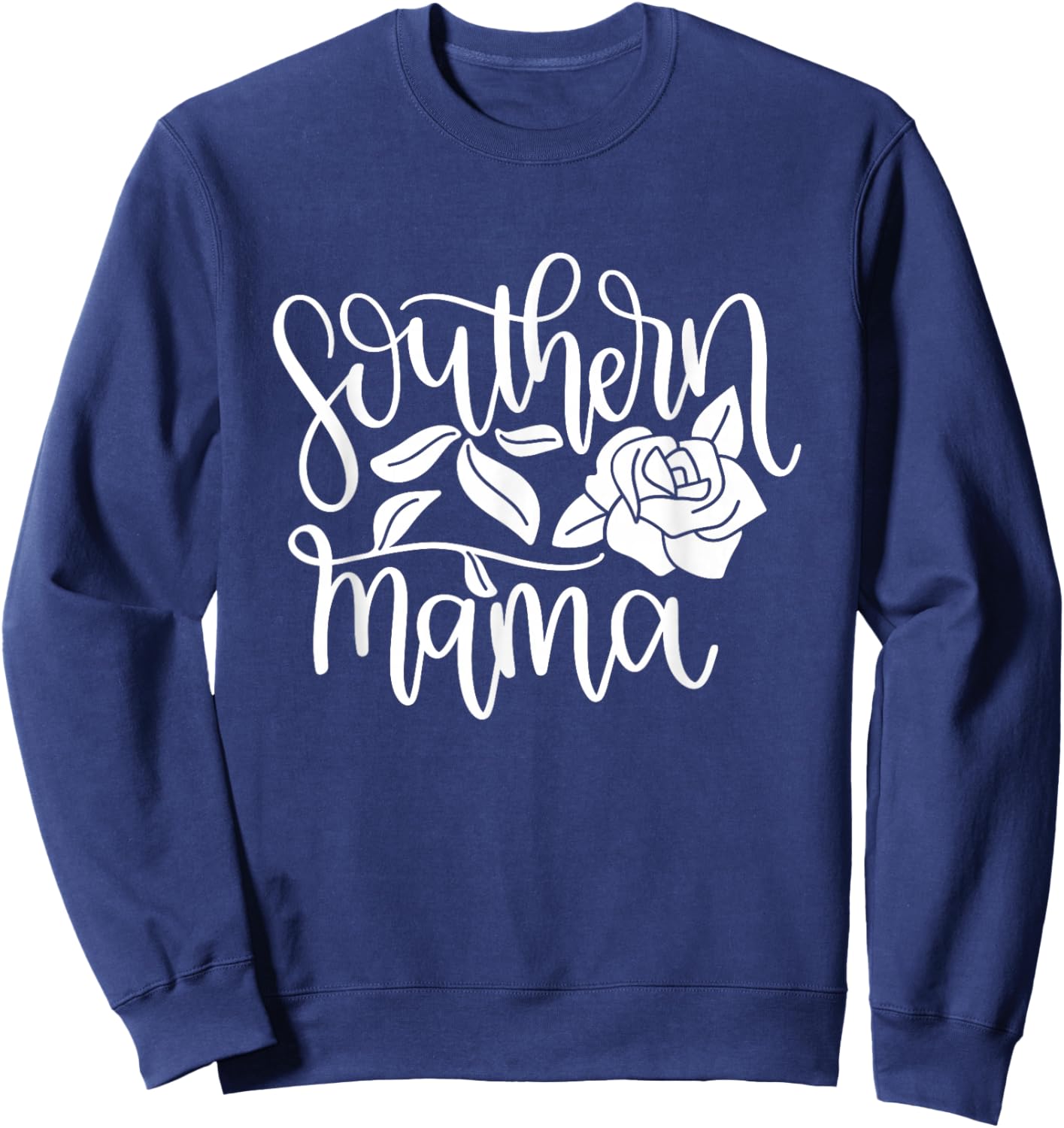 Southern Mama Floral Flower Sweatshirt - Sweatshirt | Navy