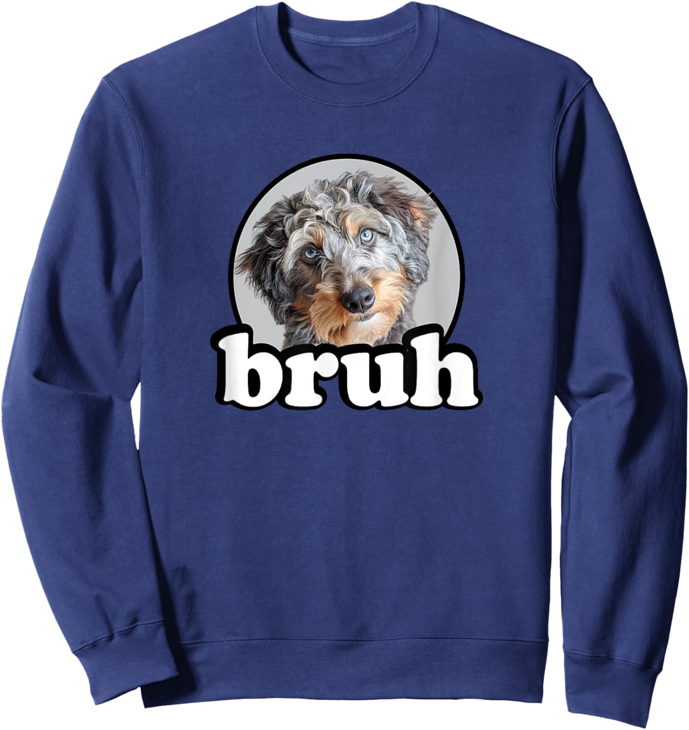 Merle Aussiedoodle Sweatshirt - Sweatshirt | Navy