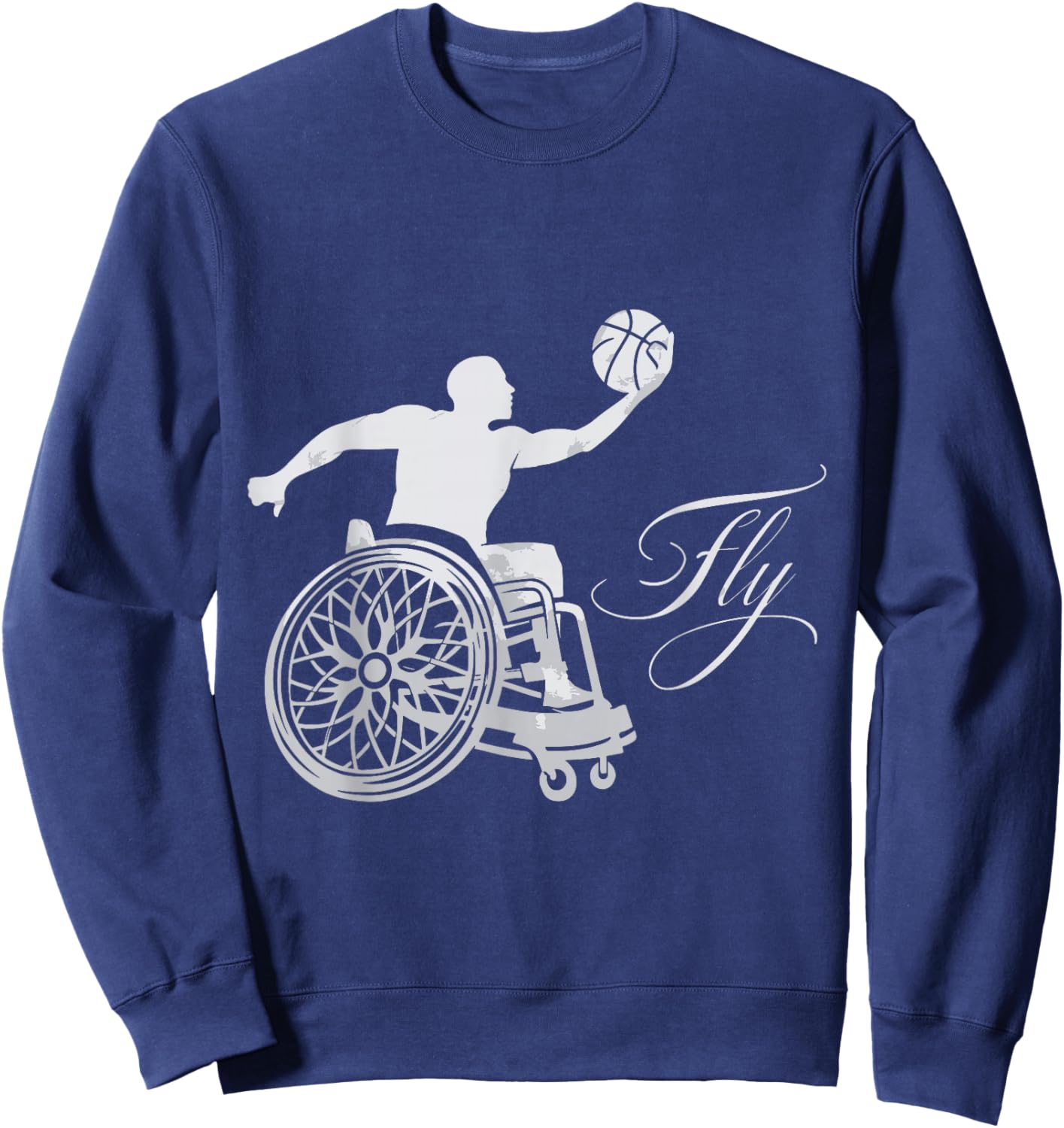 Wheelchair Basketball Sweatshirt - Sweatshirt | Navy