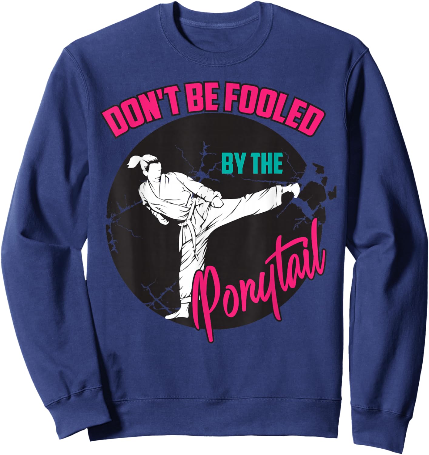 Cool Taekwondo Art Girls Karate Judo Martial Arts Sweatshirt - Sweatshirt | Navy