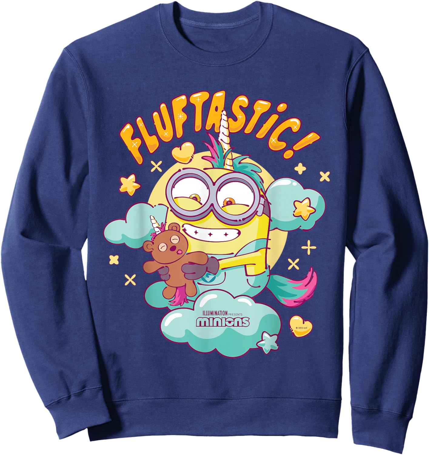 Minions Bob and Tim Fluftastic! Sweatshirt - Sweatshirt | Navy