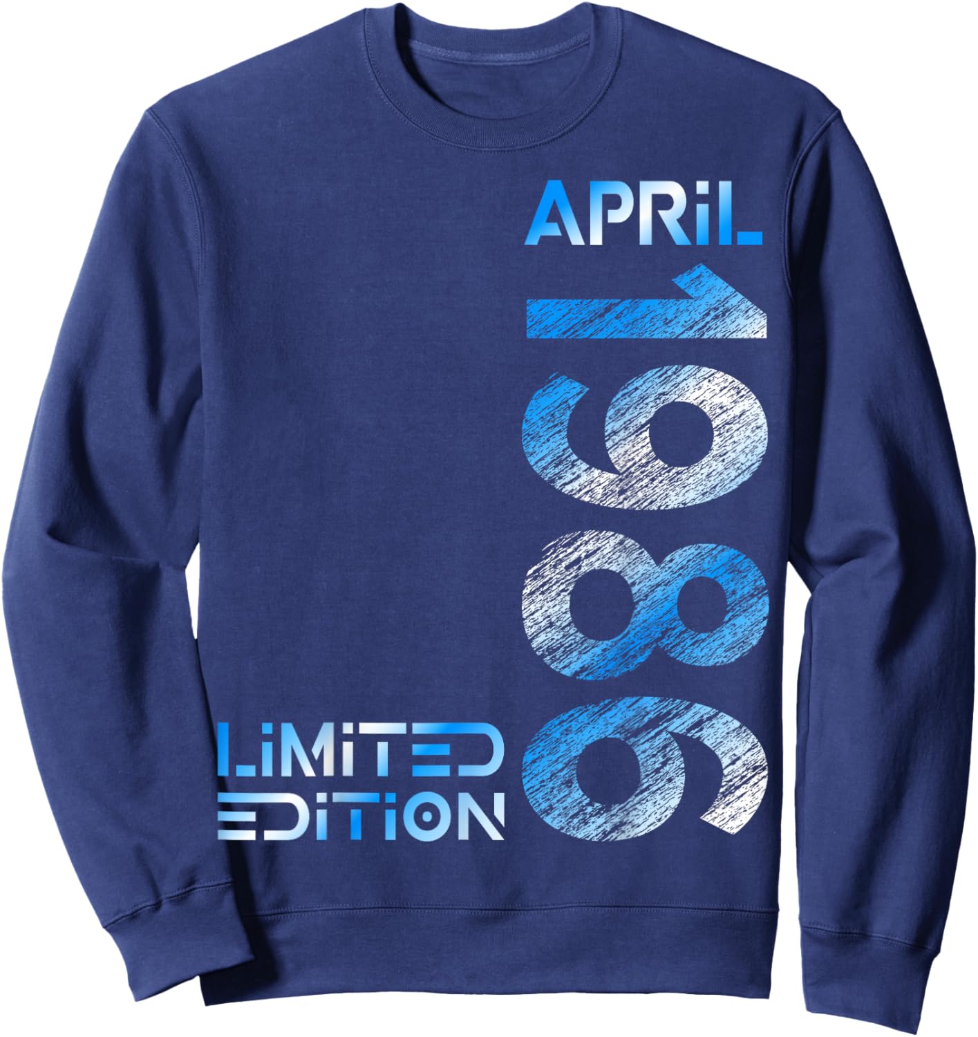 Limited Edition April 1986 Mann Frau 40. Geburtstag Sweatshirt - Sweatshirt | Navy