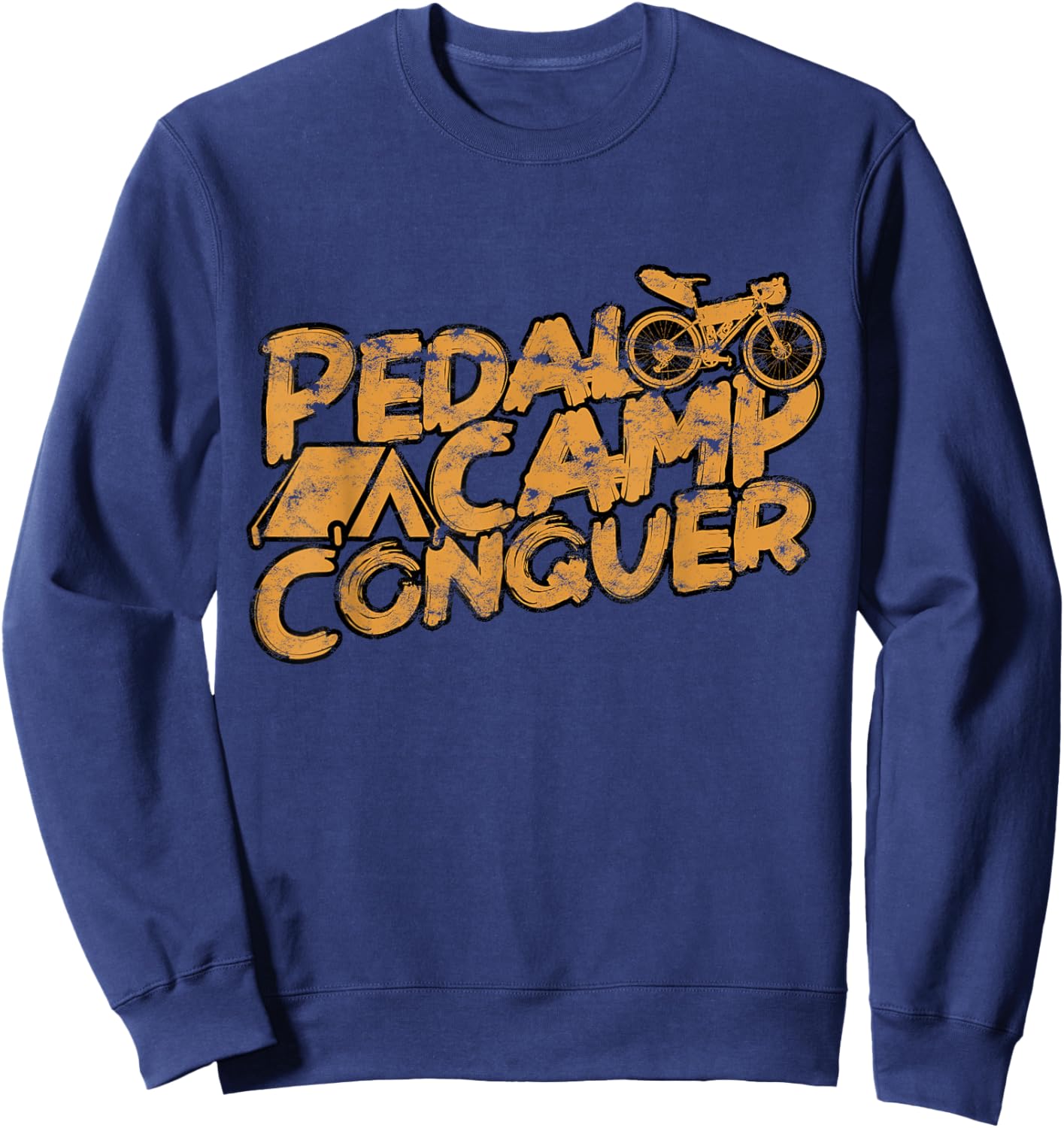 Bikepacking Bike Packing Gravel Bike Cycling Bikepacking Sweatshirt - Sweatshirt | Navy