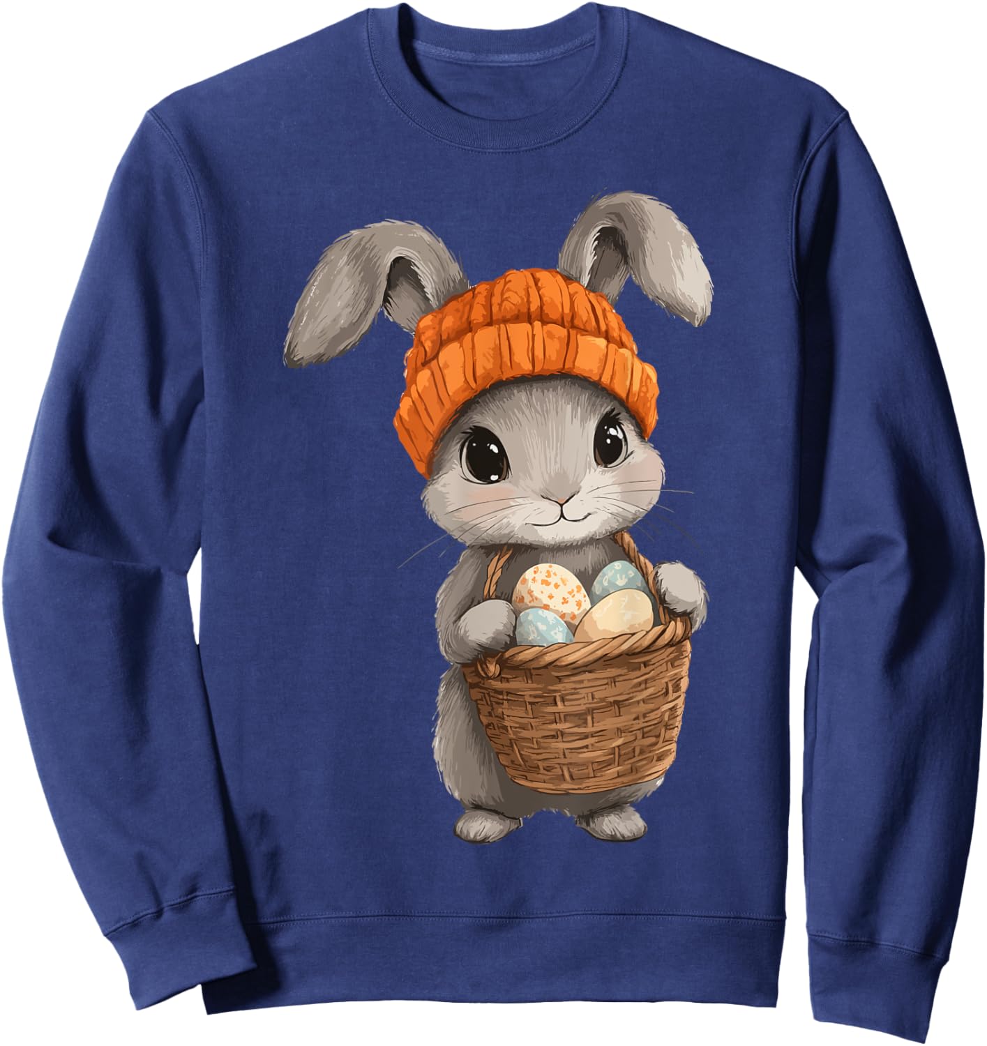 Easter Rabbit Costume Kids Girls Boys Decor Easter Bunny Sweatshirt - Sweatshirt | Navy