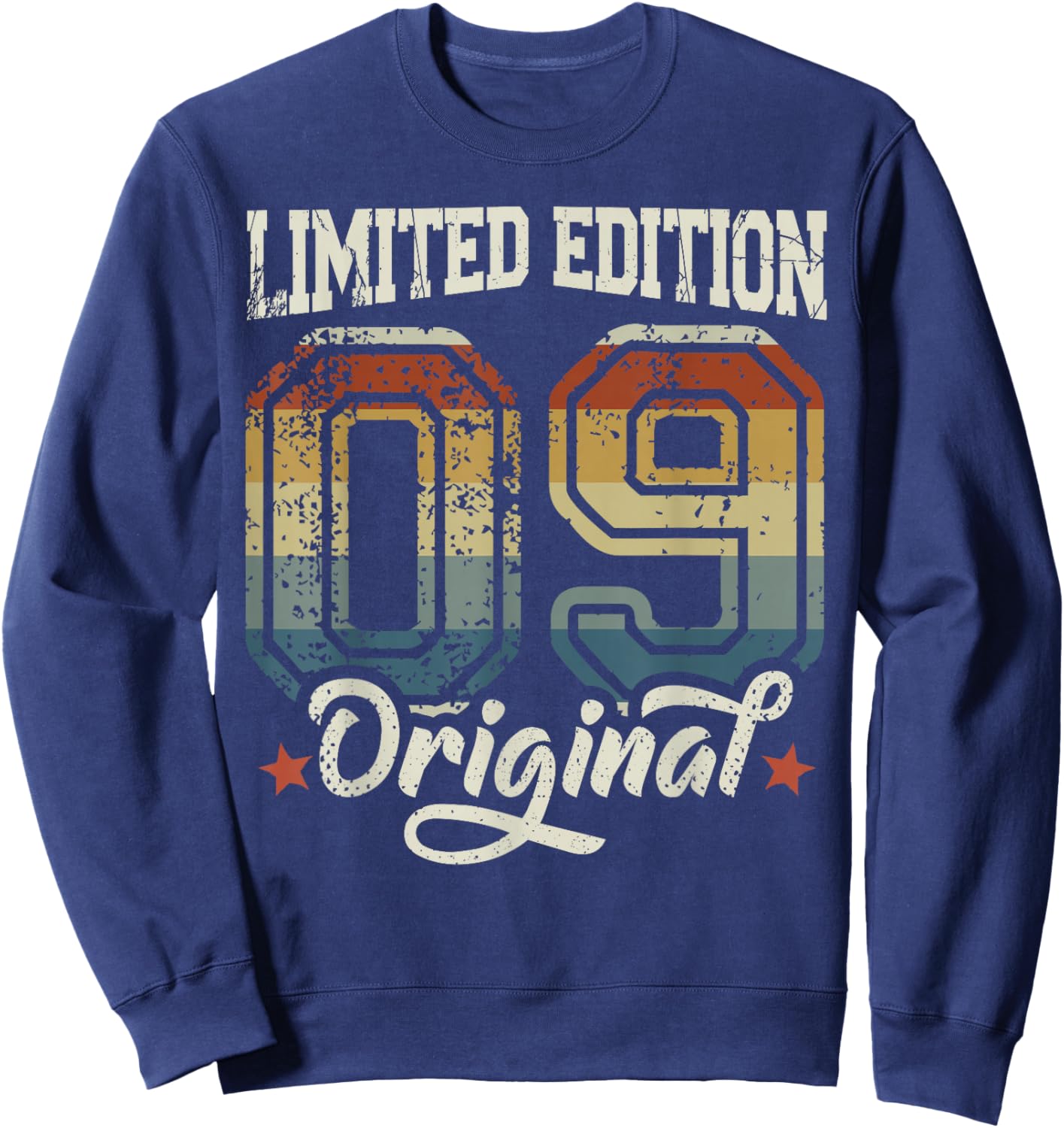 17th Birthday Boy Girl 17 Years 2009 Gift Funny Sweatshirt - Sweatshirt | Navy