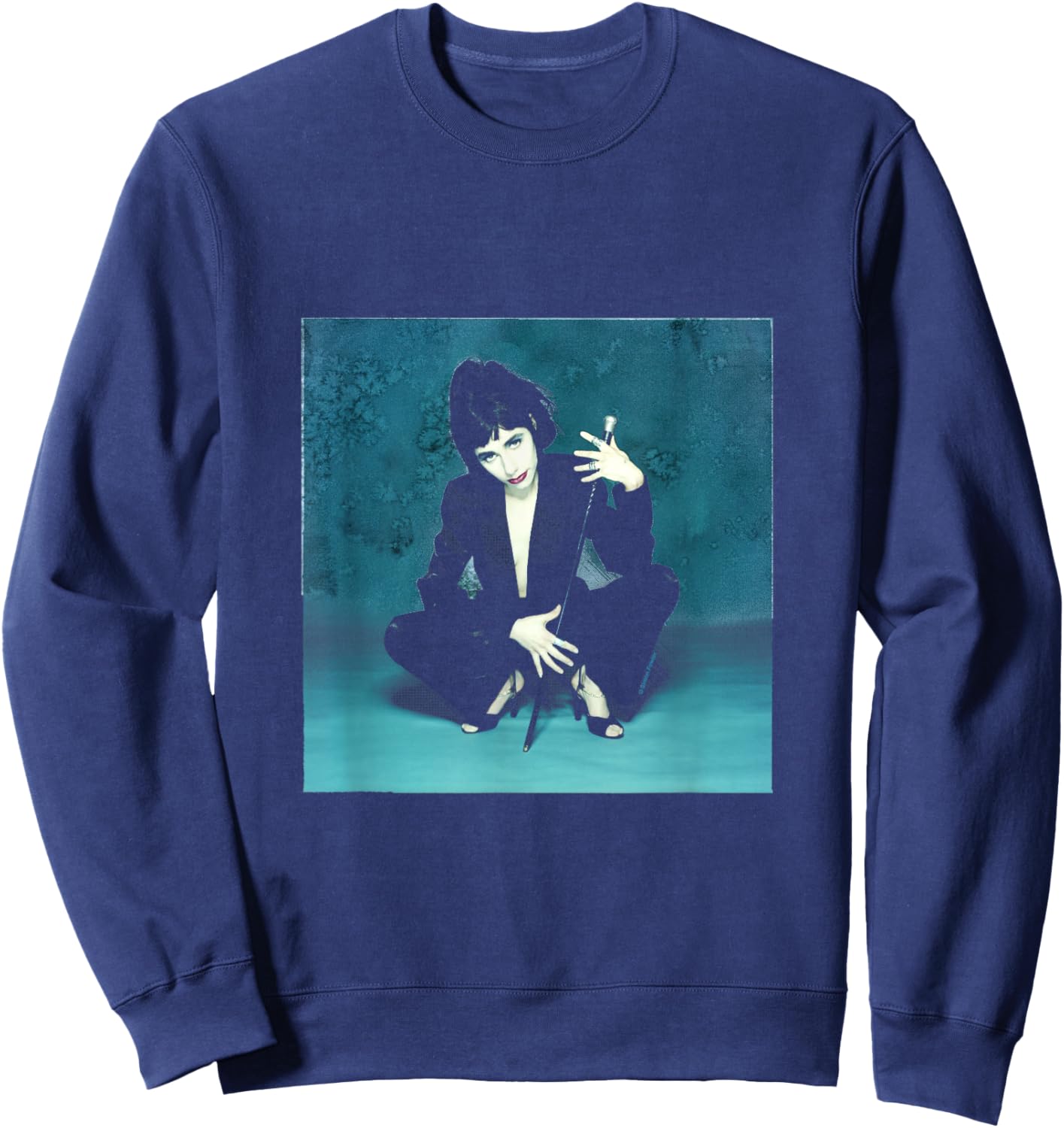 Singer PJ Harvey Photo Shoot By Simon Fowler Sweatshirt - Sweatshirt | Navy