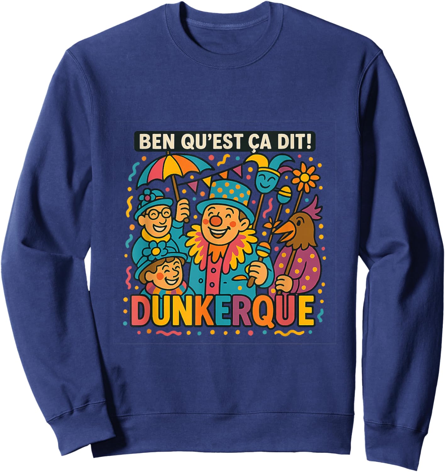 Carnival of Dunkirk Bands and Proms Sweatshirt - Sweatshirt | Navy