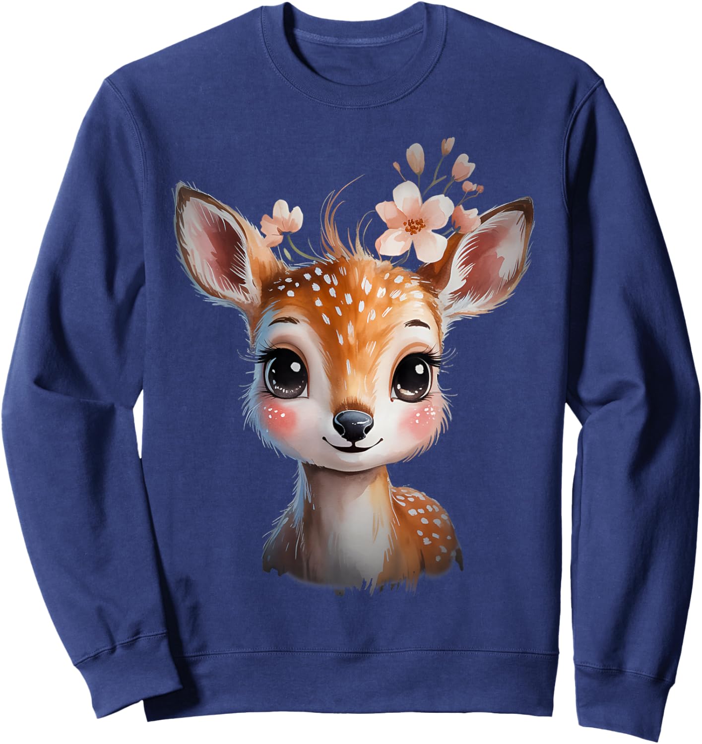 Deer Costume Women's Dirndl Costume Carnival Sweatshirt - Sweatshirt | Navy