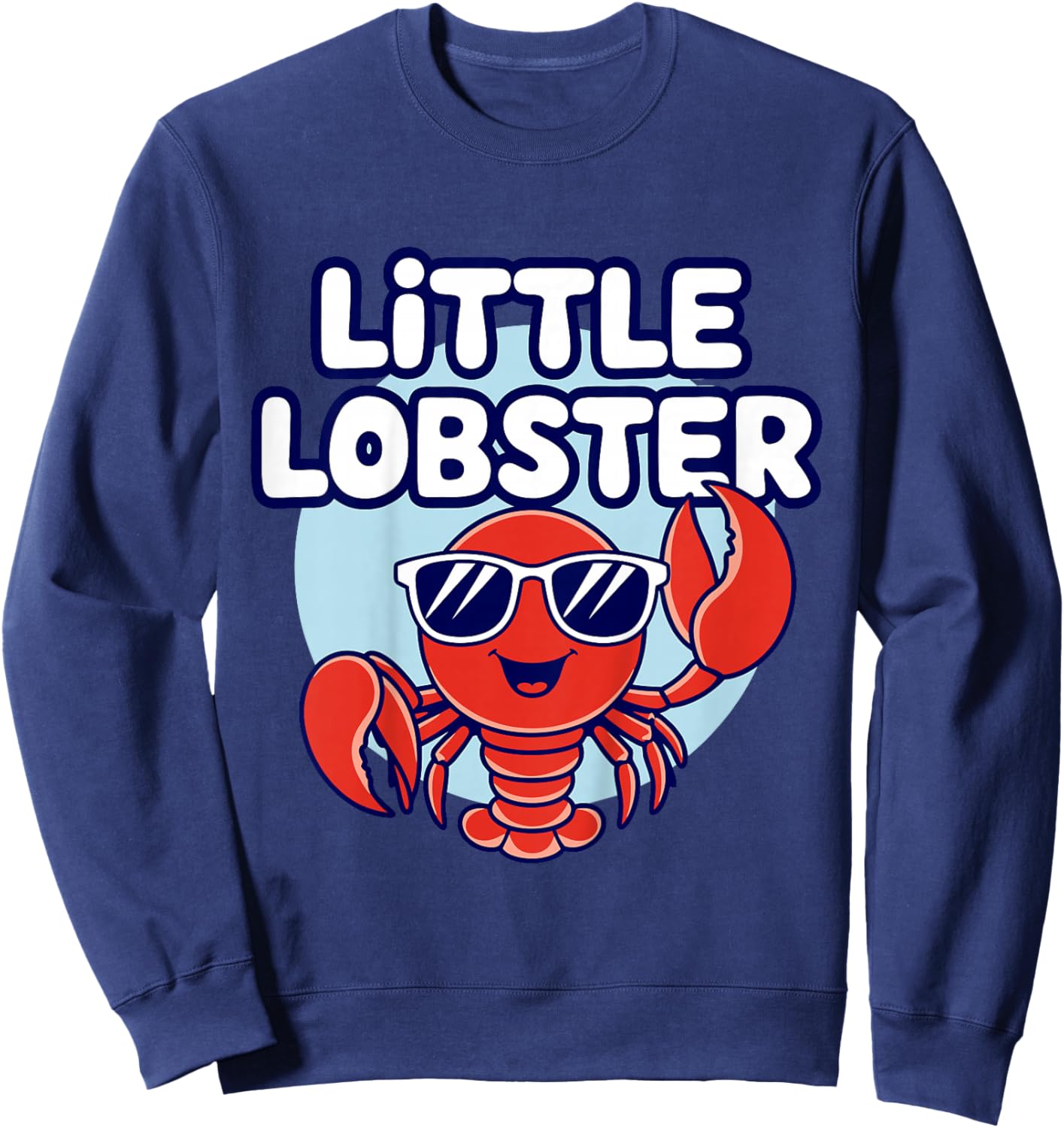 Kids Child Lobster Kids Sweatshirt - Sweatshirt | Navy