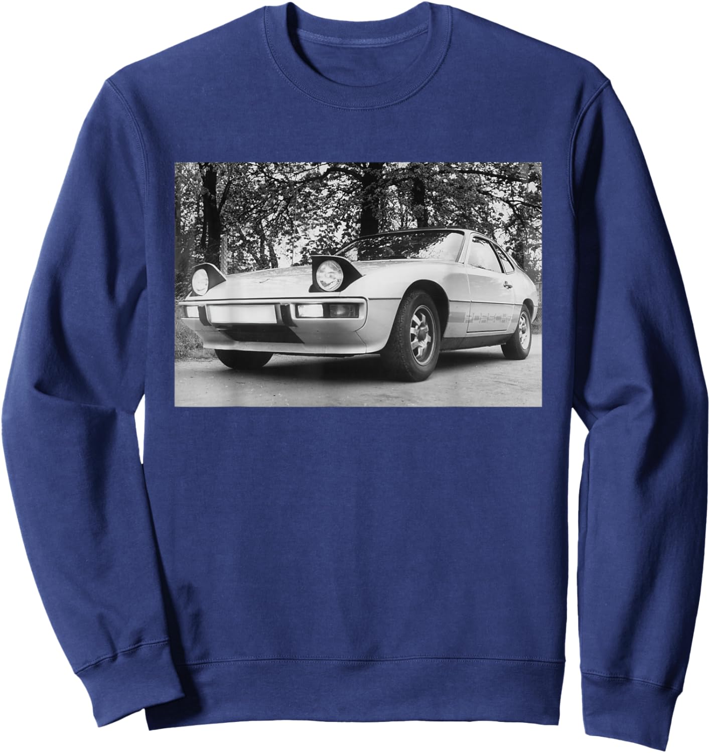 Porsche 924 Sport Car 1977 Sweatshirt - Sweatshirt | Navy