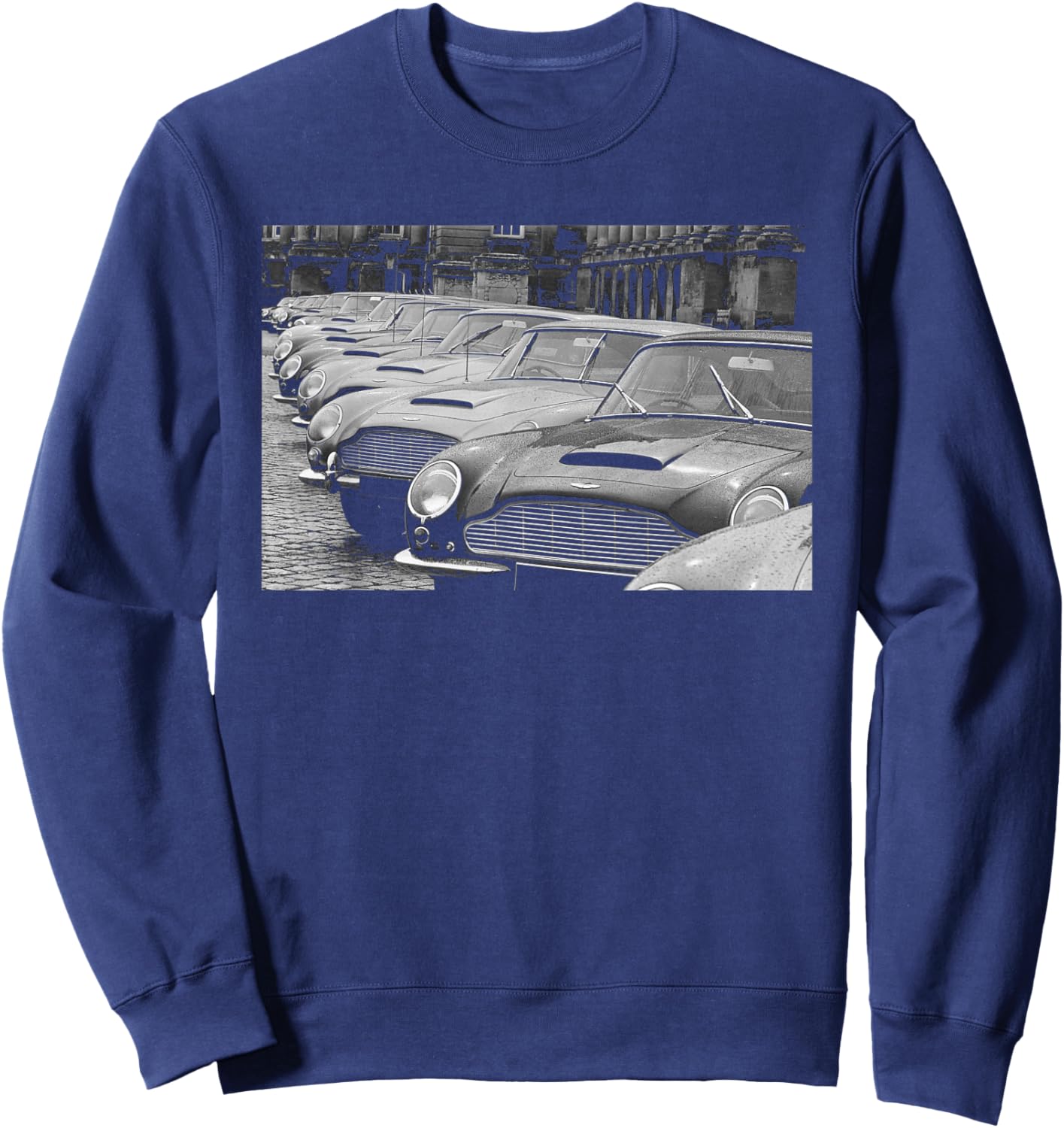 Aston Martin Cars Exhibited 1967 Bond Sweatshirt - Sweatshirt | Navy