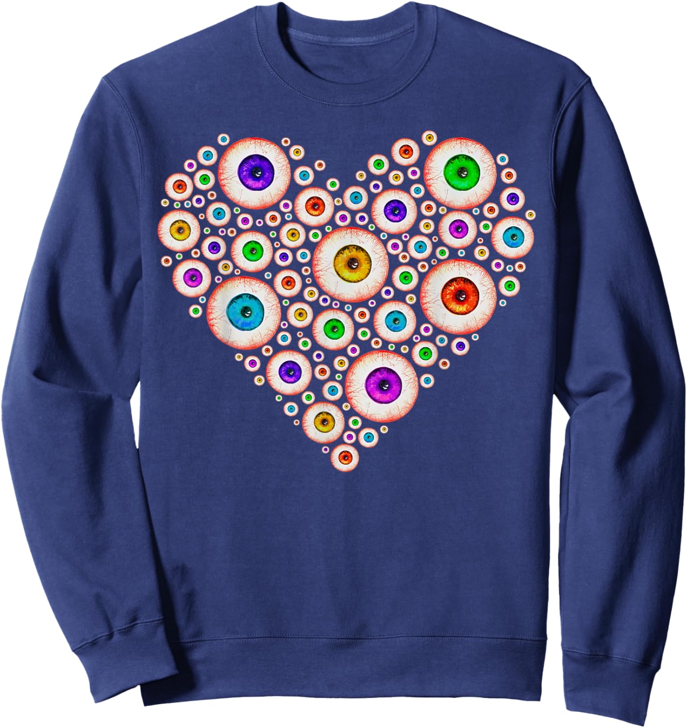 Eye Heart Optometry Ophthalmology Eye Doctor Optometric Tech Sweatshirt - Sweatshirt | Navy