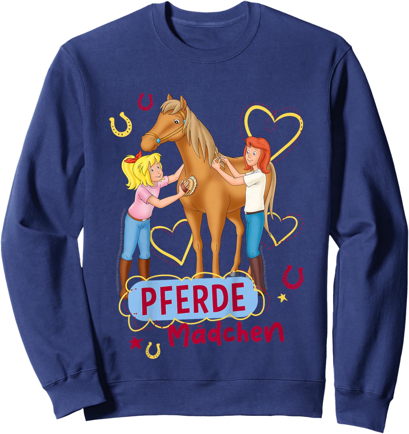 Kinder Bibi & Tina - Pferde Mädchen Sweatshirt - Sweatshirt | Navy