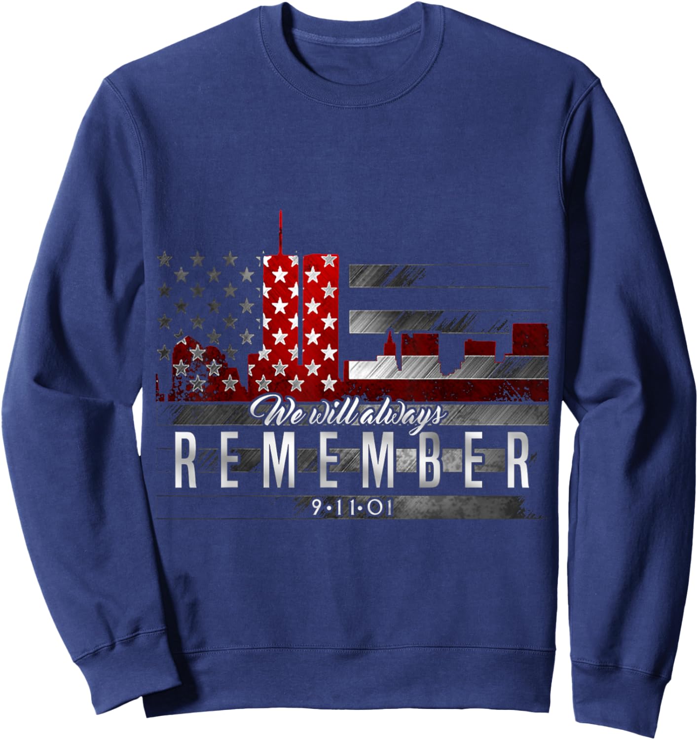 September 11th - REMEMBER Sweatshirt - Sweatshirt | Navy