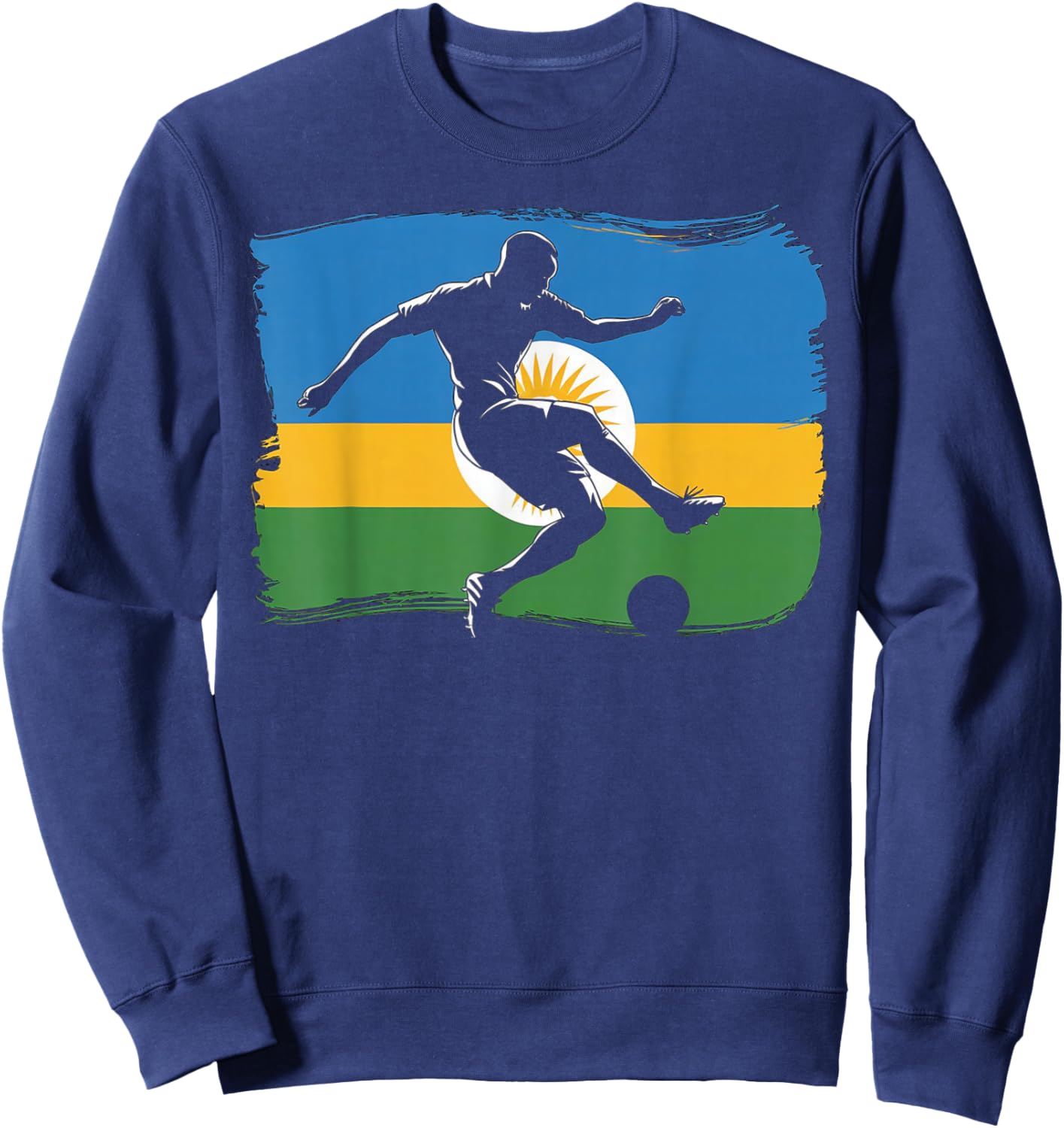 Rwanda Soccer Sweatshirt - Sweatshirt | Navy