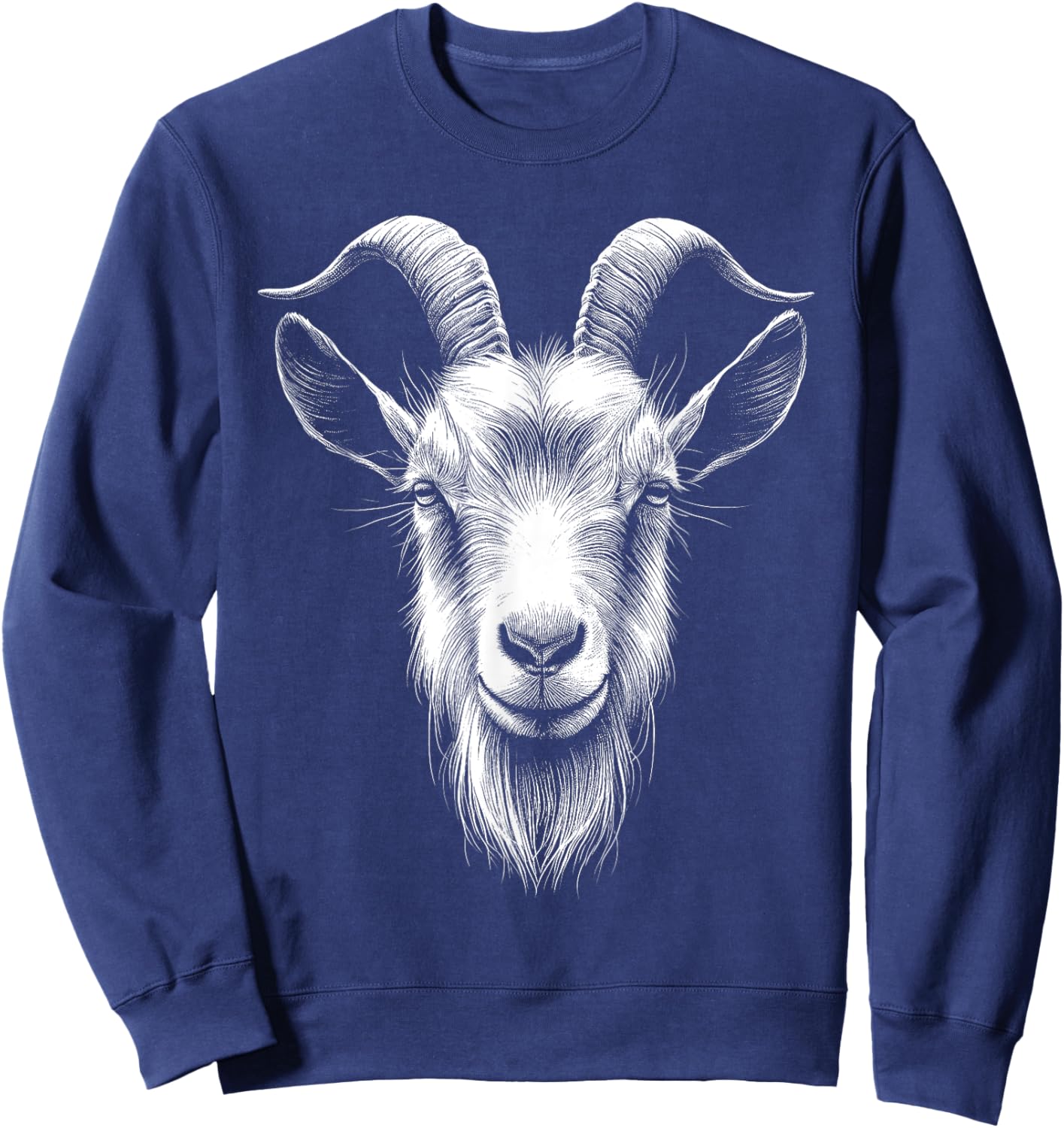 Goat Lover Art Design Sweatshirt - Sweatshirt | Navy