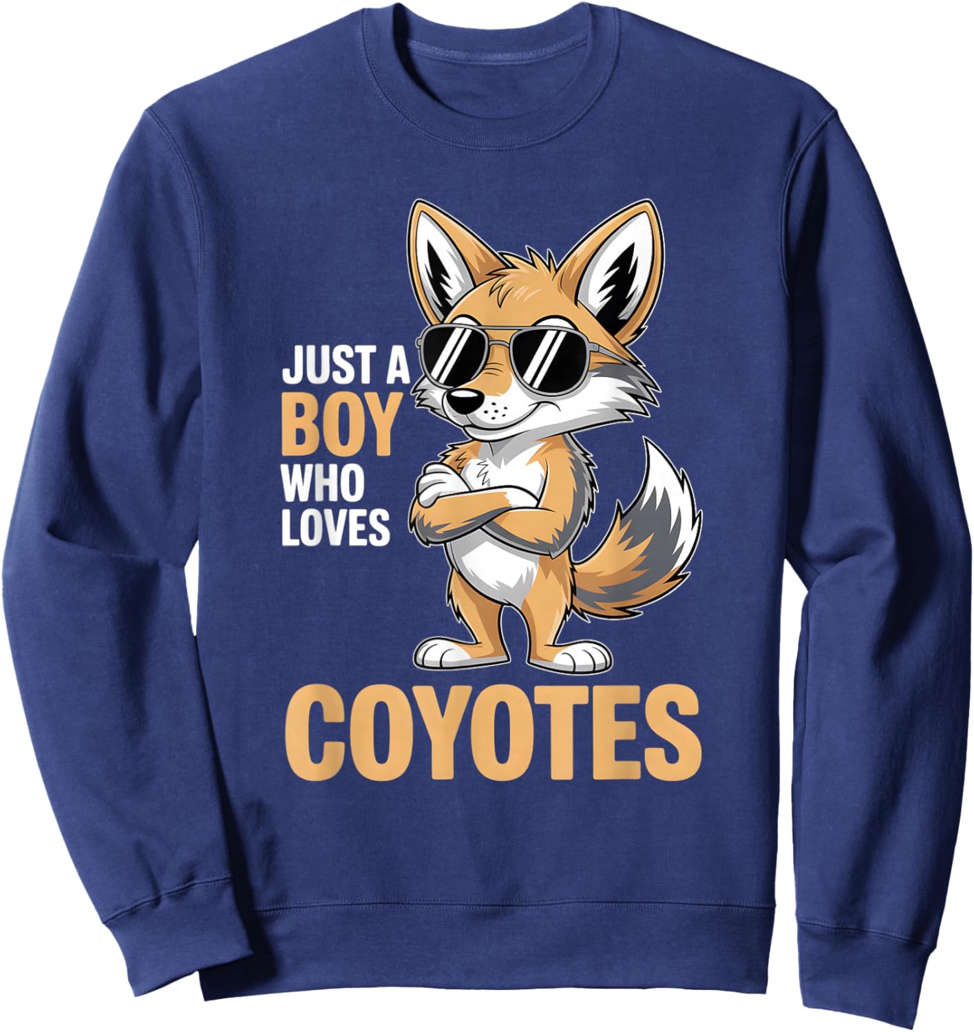 Boys Coyote Sweatshirt - Sweatshirt | Navy