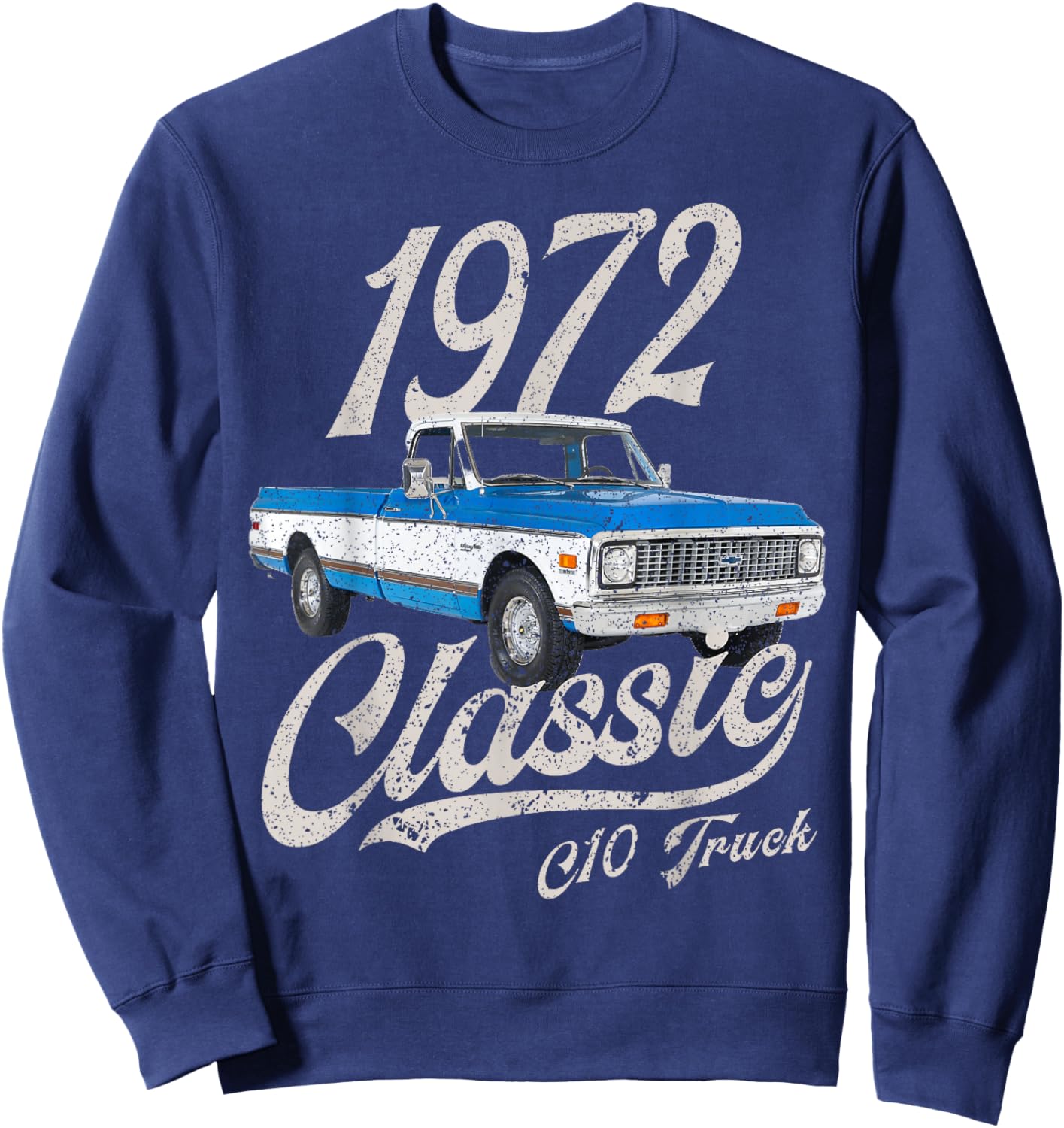 1972 72 C10 Truck Sweatshirt - Sweatshirt | Navy