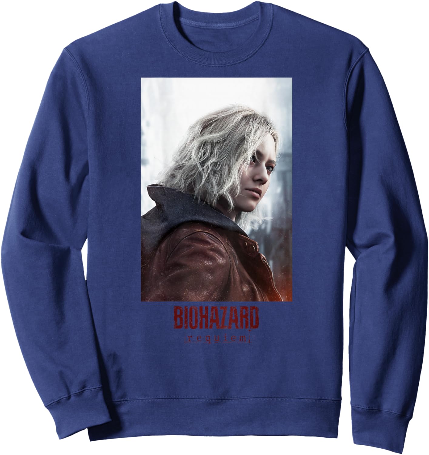 Resident Evil Requiem Grace Art BP Sweatshirt - Sweatshirt | Navy