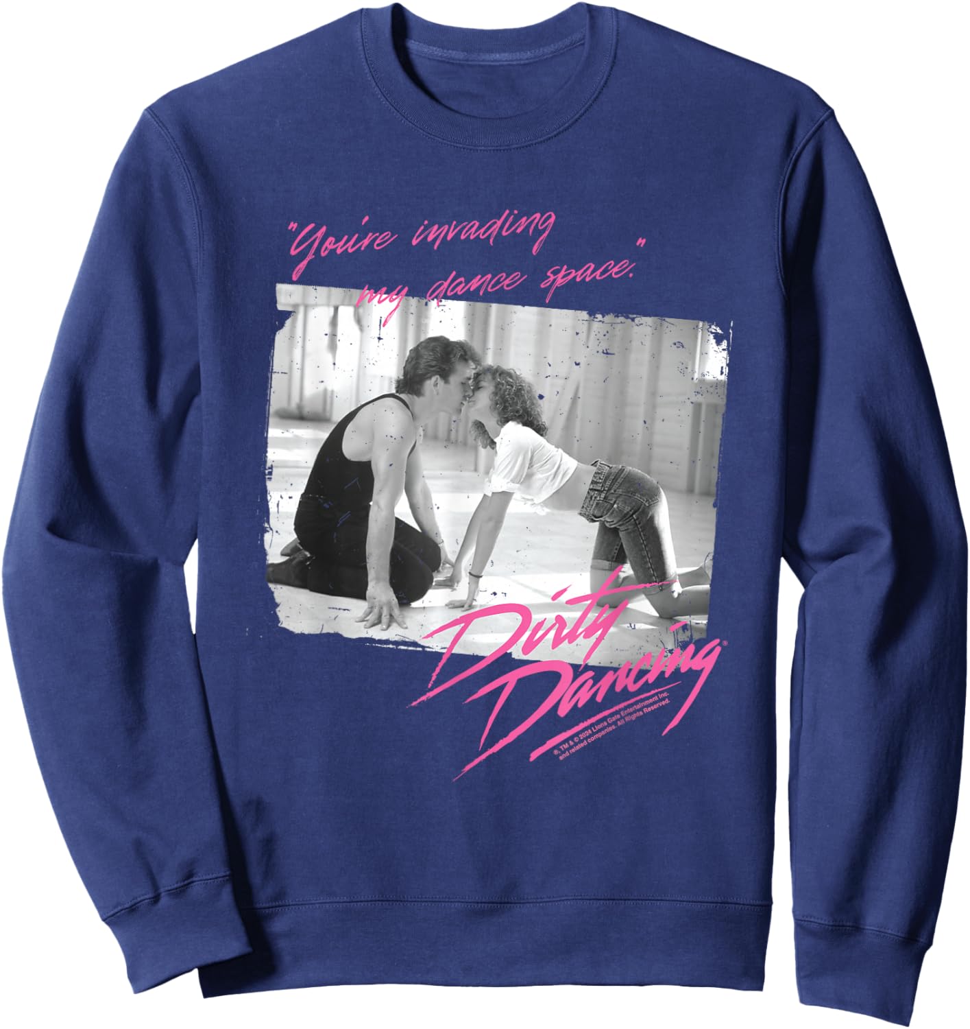 Dirty Dancing, tu invahis mon espace de danse , Black, S Sweatshirt - Sweatshirt | Navy