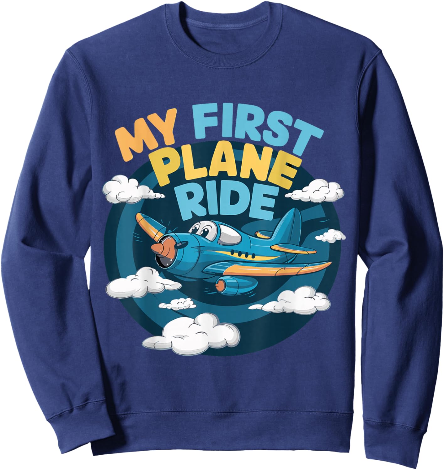 My First Plane Ride Sweatshirt - Sweatshirt | Navy
