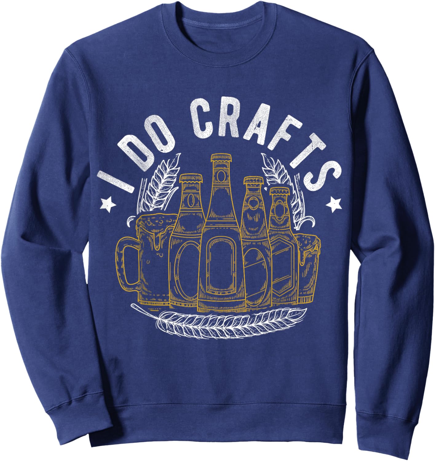 I DO CRAFTS Craft Beer Home Brew Sweatshirt - Sweatshirt | Navy