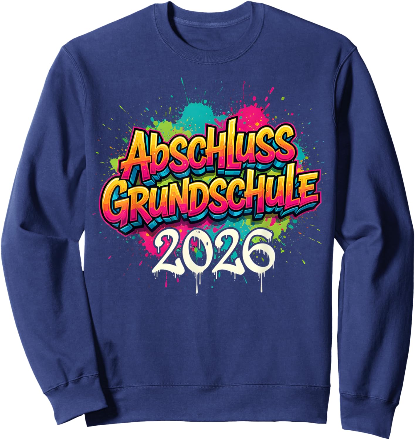 Abschluss Grundschule 2026 Schulkind Junge Sweatshirt - Sweatshirt | Navy