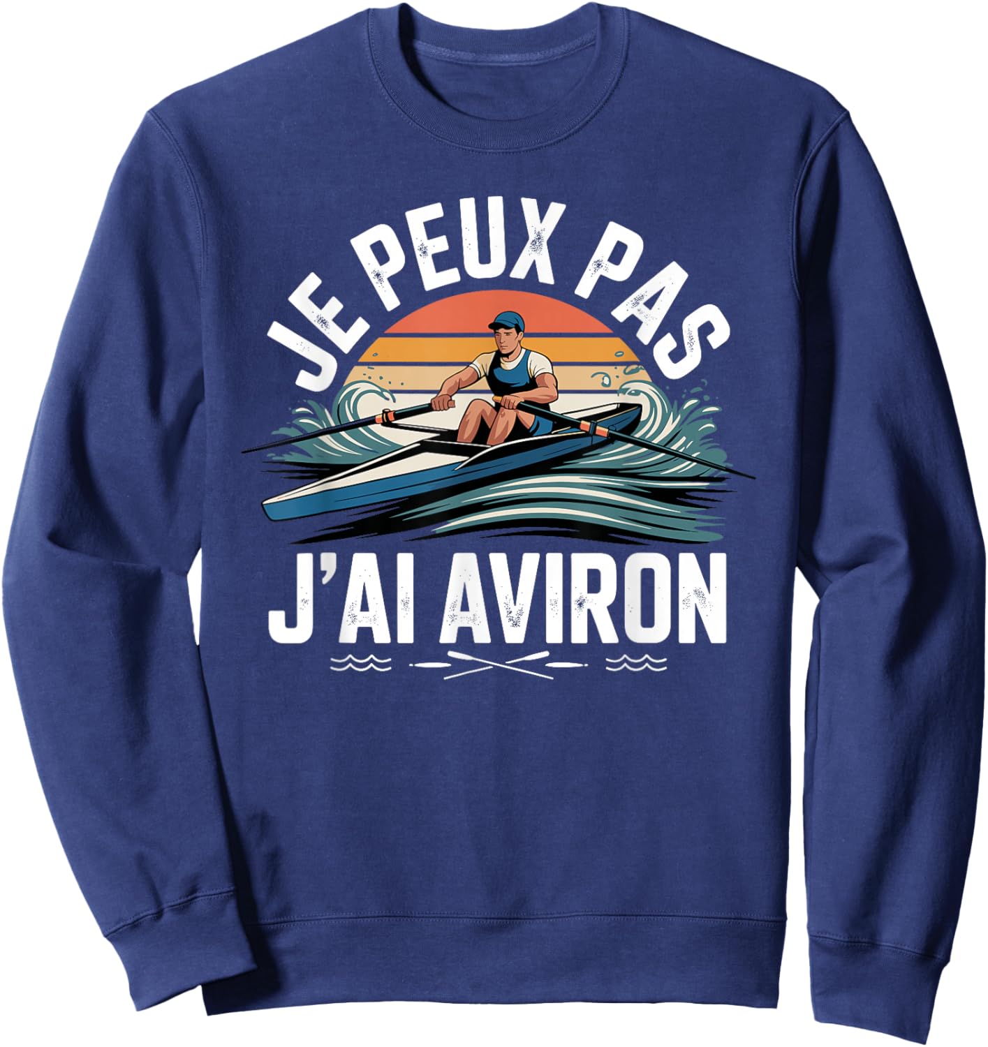 Je Peux Pas J'Ai Rowing Competition Sweatshirt - Sweatshirt | Navy
