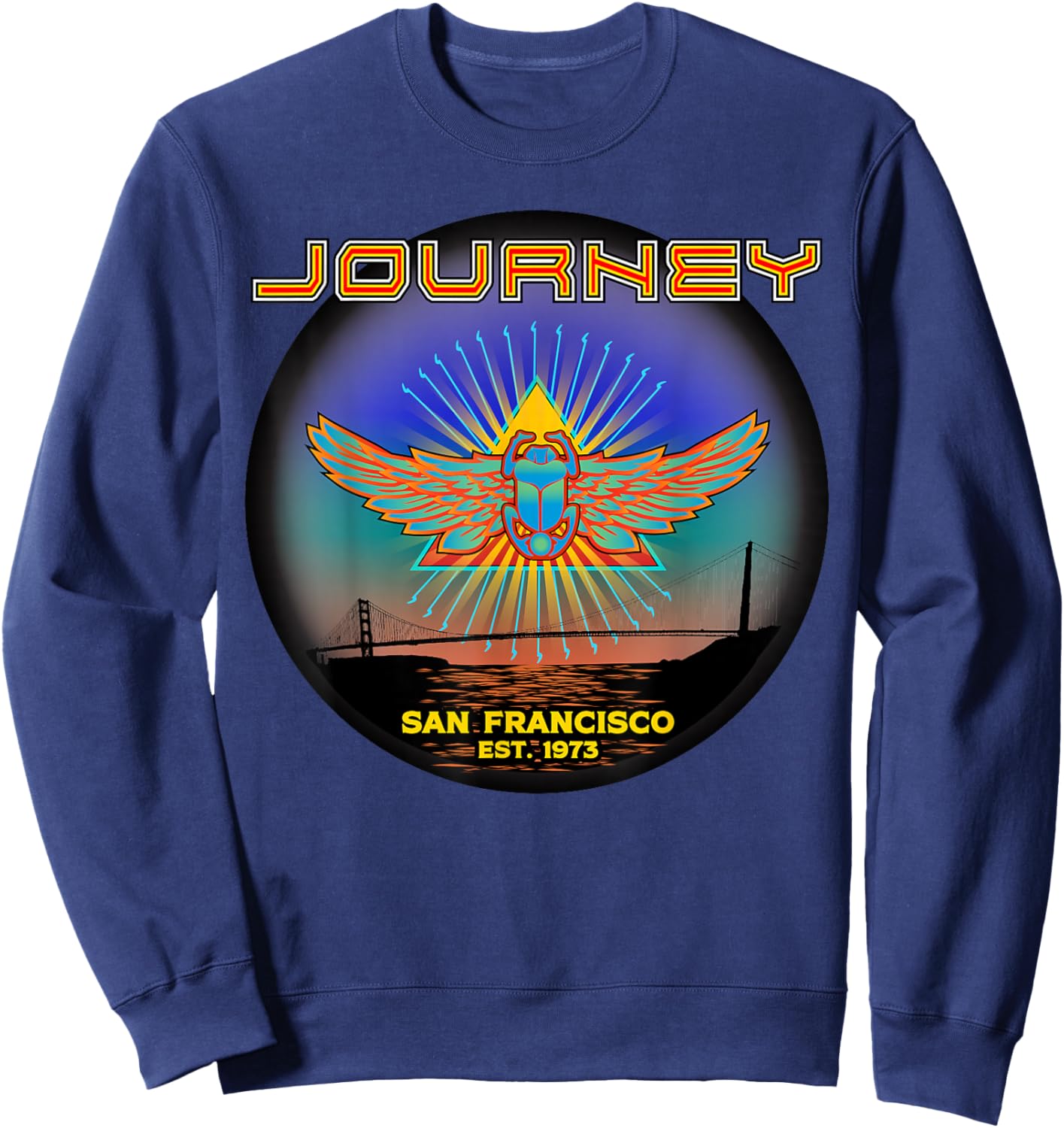 Journey SF Scar Sweatshirt - Sweatshirt | Navy