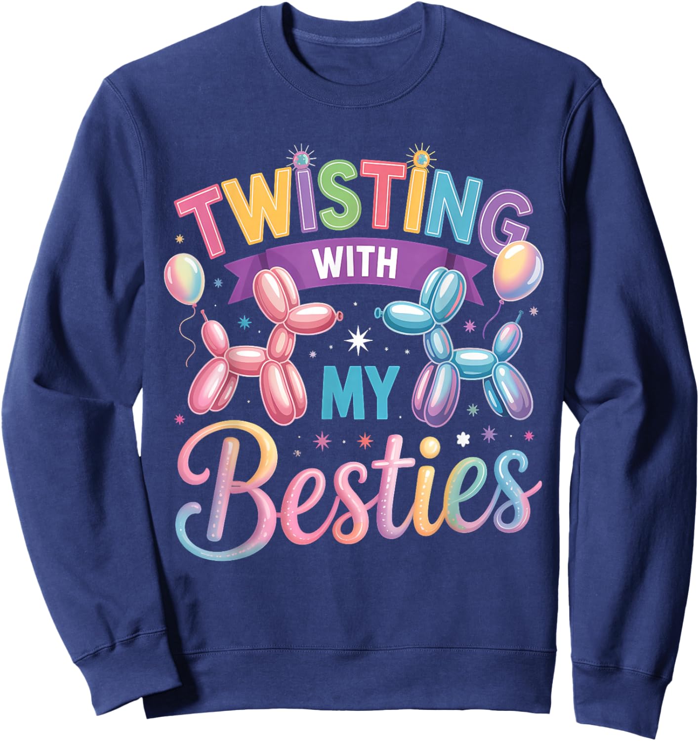 Balloon Artist Balloon Animal Balloon Twister Sweatshirt - Sweatshirt | Navy