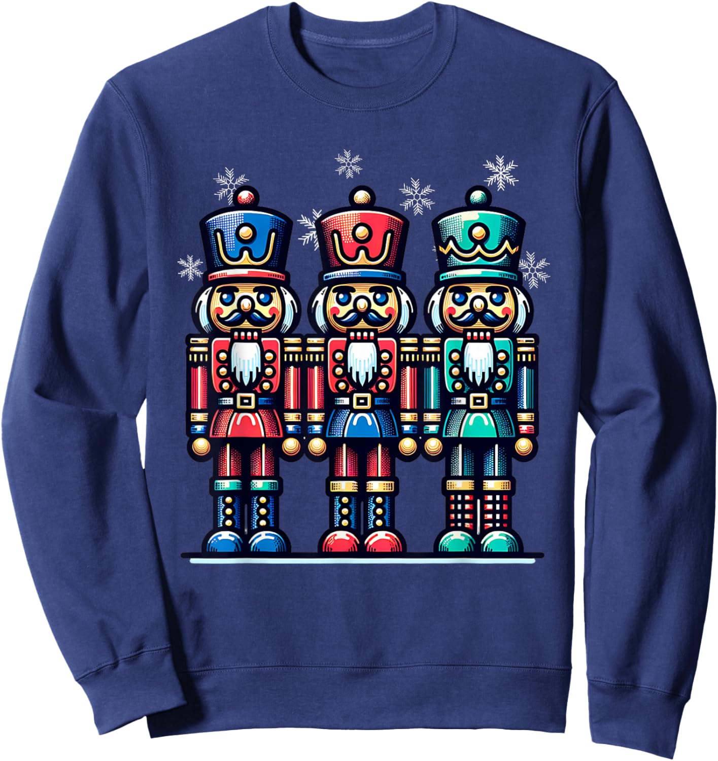 Christmas Nutcracker Men Women Nutcrackers Xmas Sweatshirt - Sweatshirt | Navy