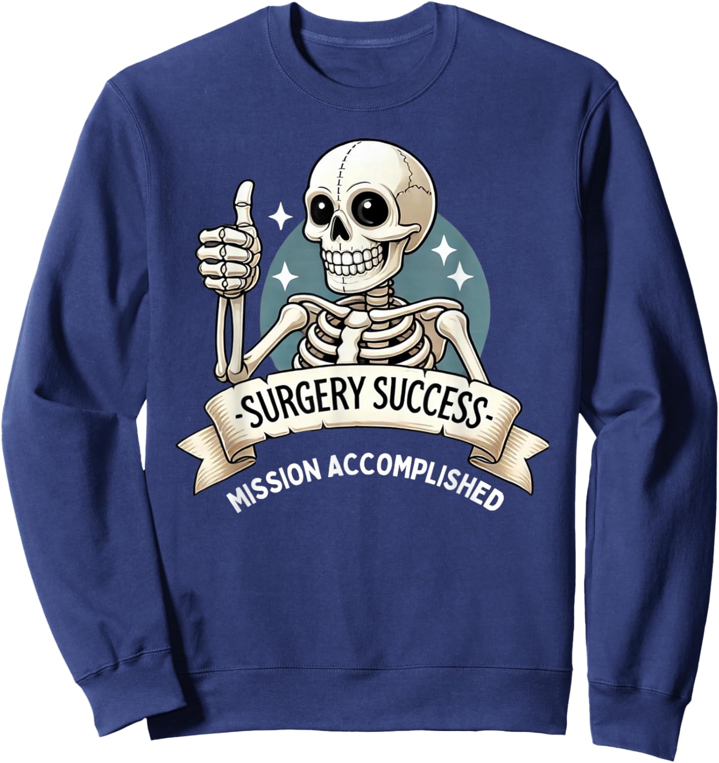 Funny Post Heart Surgery Success Recovery Cancer Gifts Kids Sweatshirt - Sweatshirt | Navy