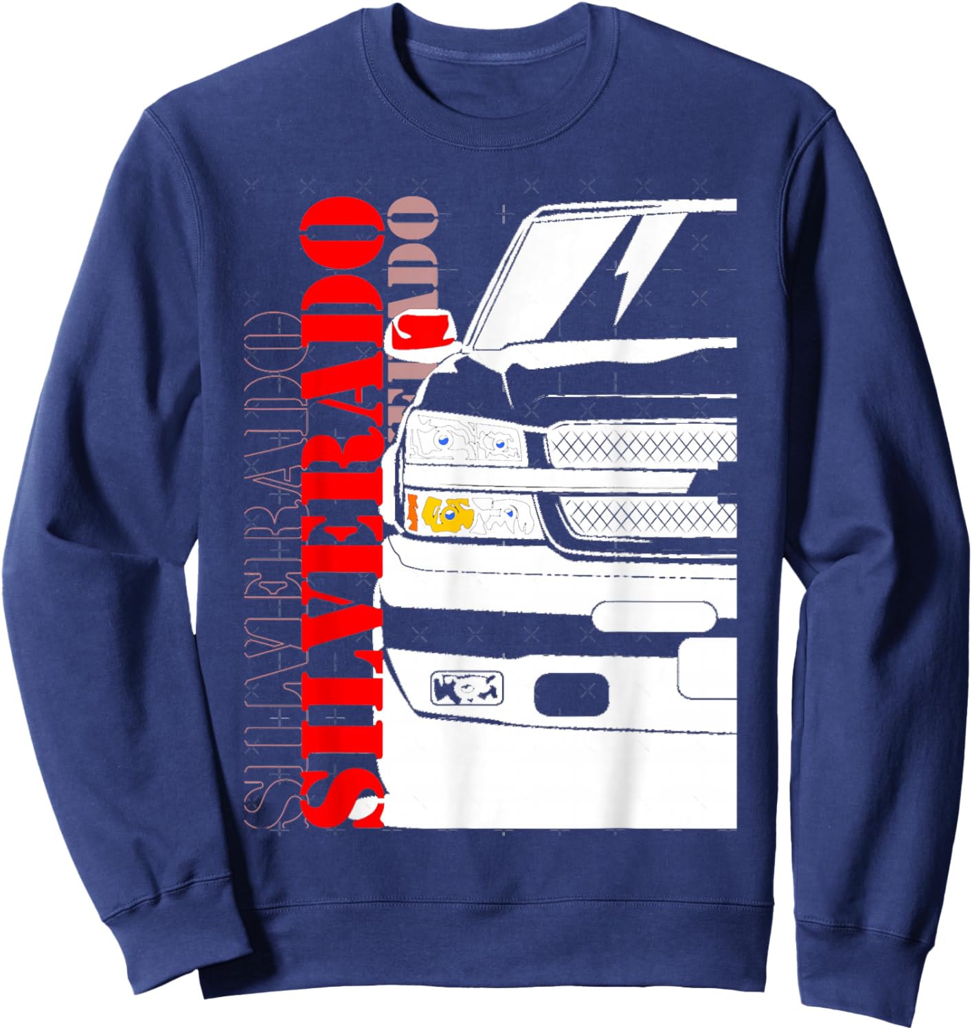 Chevys silverado 2500 z71 2020 2023 2004 Car Sweatshirt - Sweatshirt | Navy