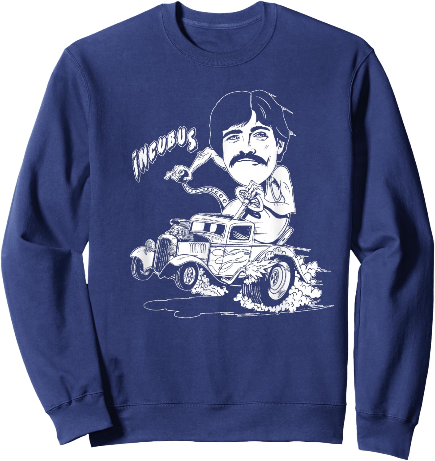 Incubus Black Drive Chuck - -Adults, Small Sweatshirt - Sweatshirt | Navy