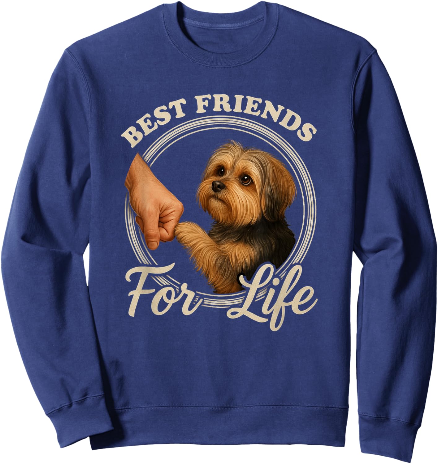 Shorkie Dog Lover Design Beautiful Shorkie Sweatshirt - Sweatshirt | Navy