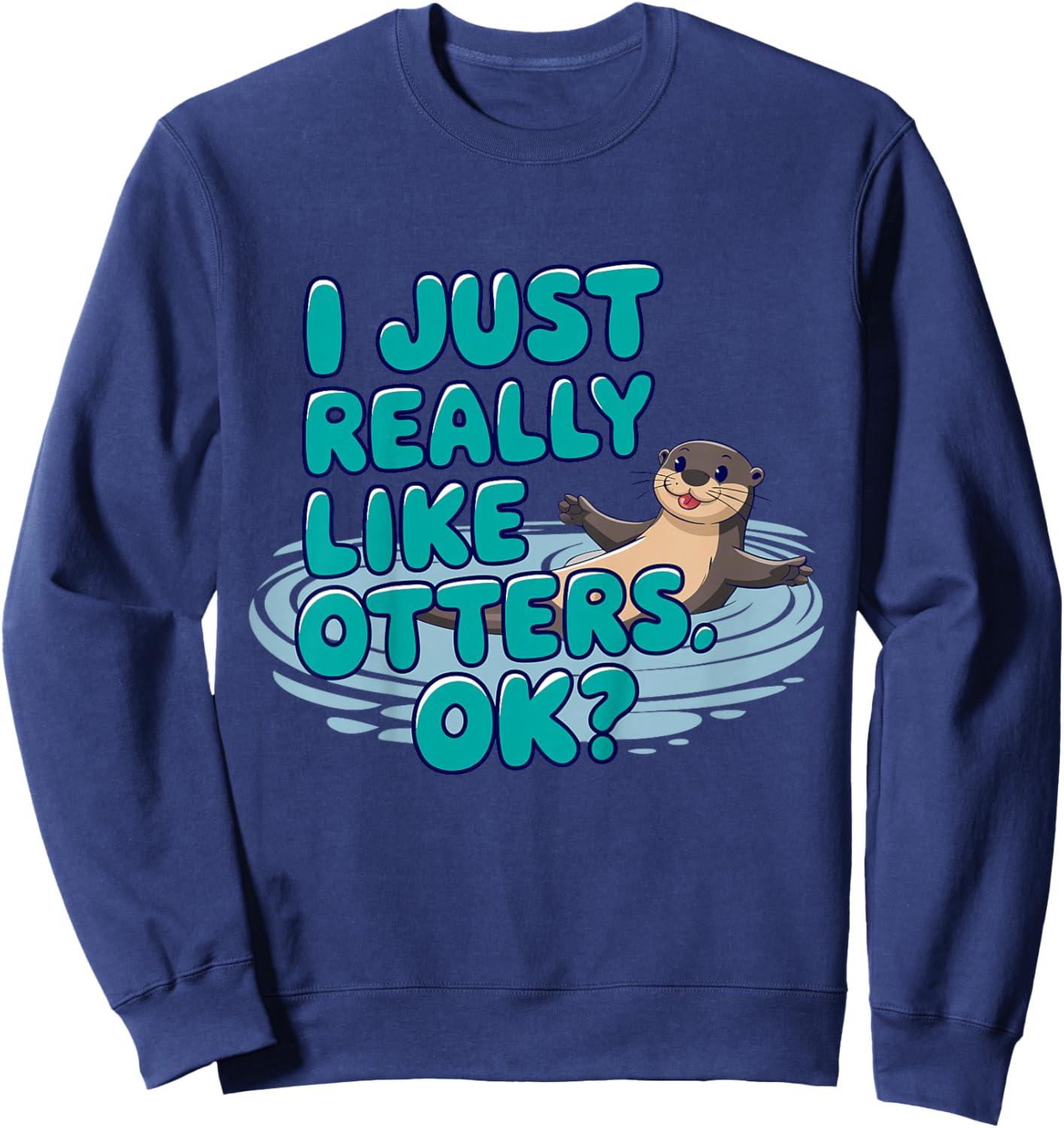 Kids Otter Kids Sweatshirt - Sweatshirt | Navy