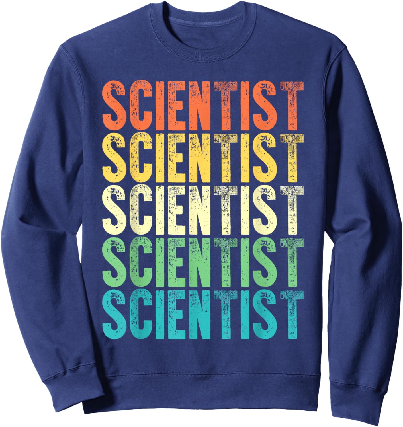 Scientist Vintage Style Job Sweatshirt - Sweatshirt | Navy