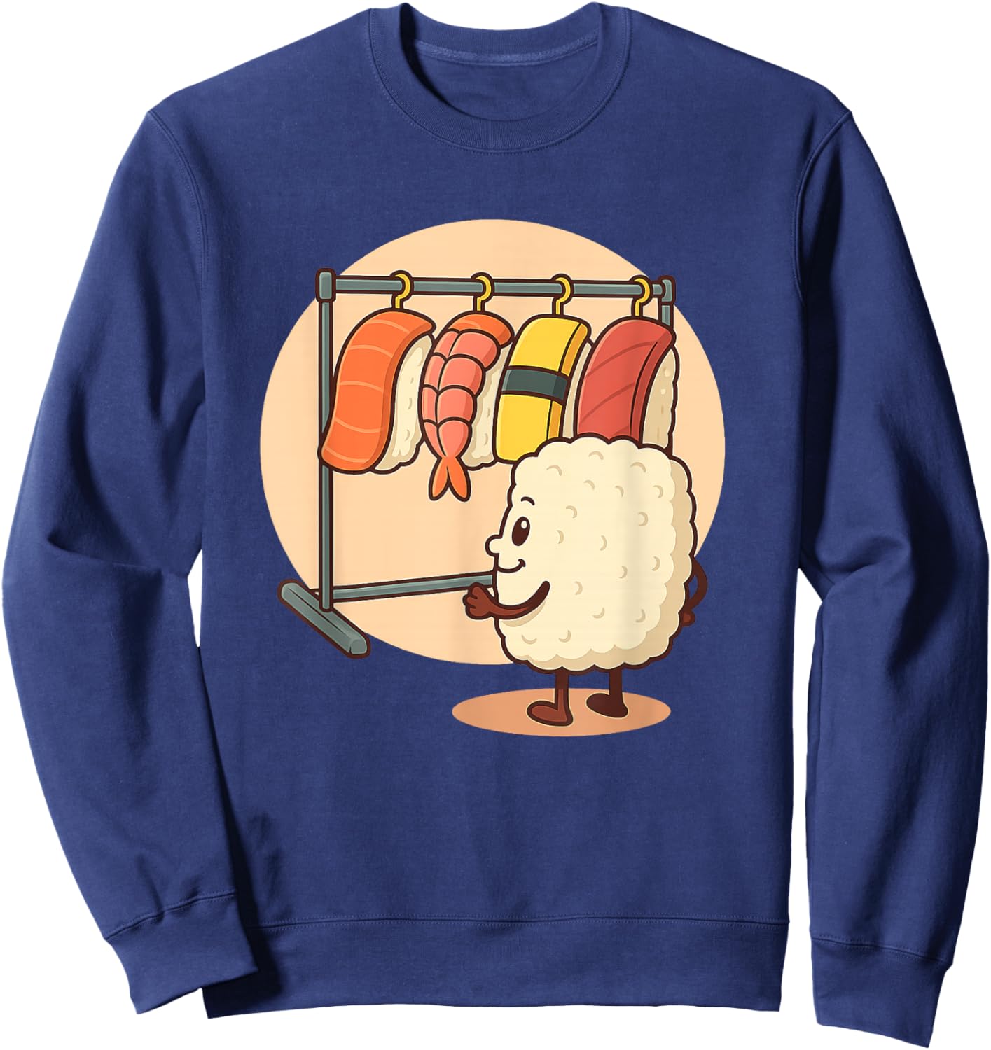 Sushi Wardrobe - Japan Lover Japanese Cuisine Chef Sweatshirt - Sweatshirt | Navy