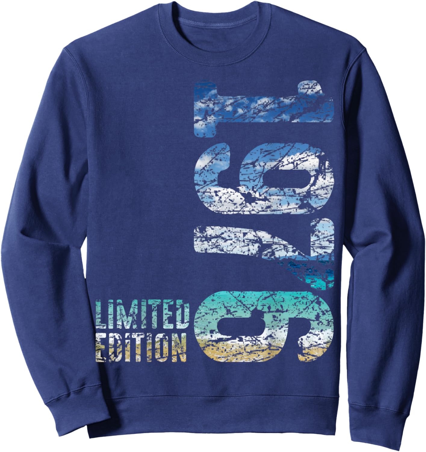 50e Anniversaire Homme Femme 50 Ans 1976 décoration Cadeau Amusant Sweatshirt - Sweatshirt | Navy