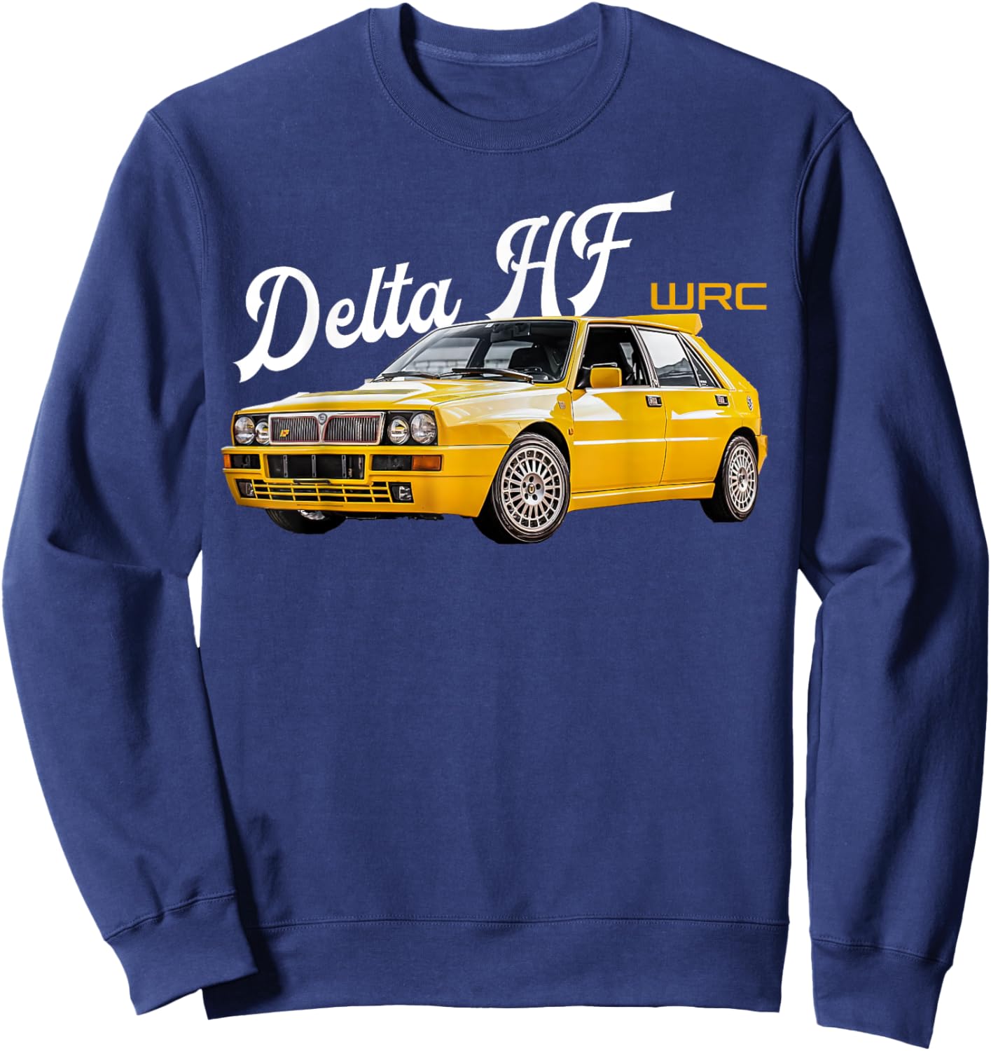WRC Delta HF World Rally Sports Car Sweatshirt - Sweatshirt | Navy