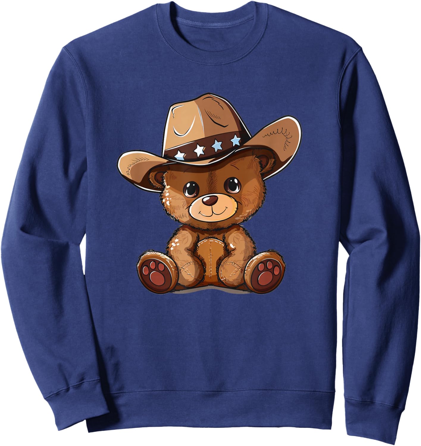 Pretty Cowboy Hat Costume for Teddy Bears Sweatshirt - Sweatshirt | Navy