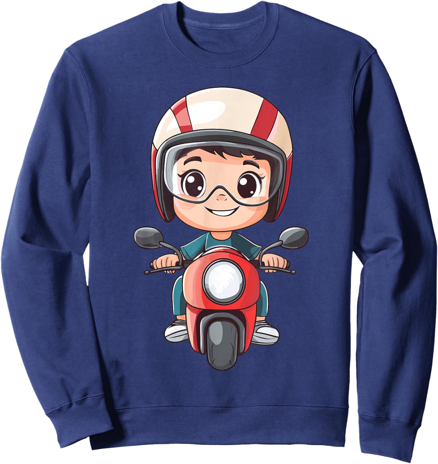 Boys Motorcycle Sweatshirt - Sweatshirt | Navy