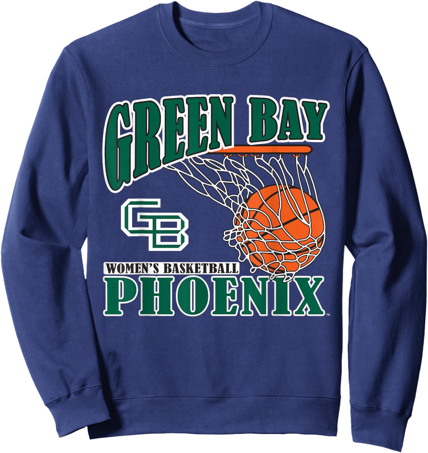 Wisconsin Green Bay Phoenix Women's Basketball Vintage Lift Sweatshirt - Sweatshirt | Navy