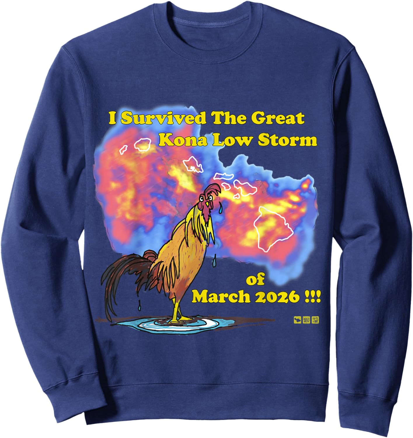 The Great Kona Low Storm! Sweatshirt - Sweatshirt | Navy