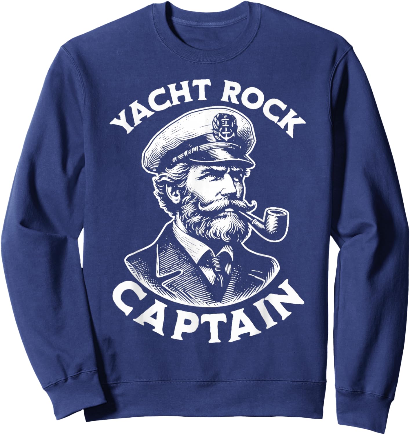 Yacht Rock Captain Sweatshirt - Sweatshirt | Navy